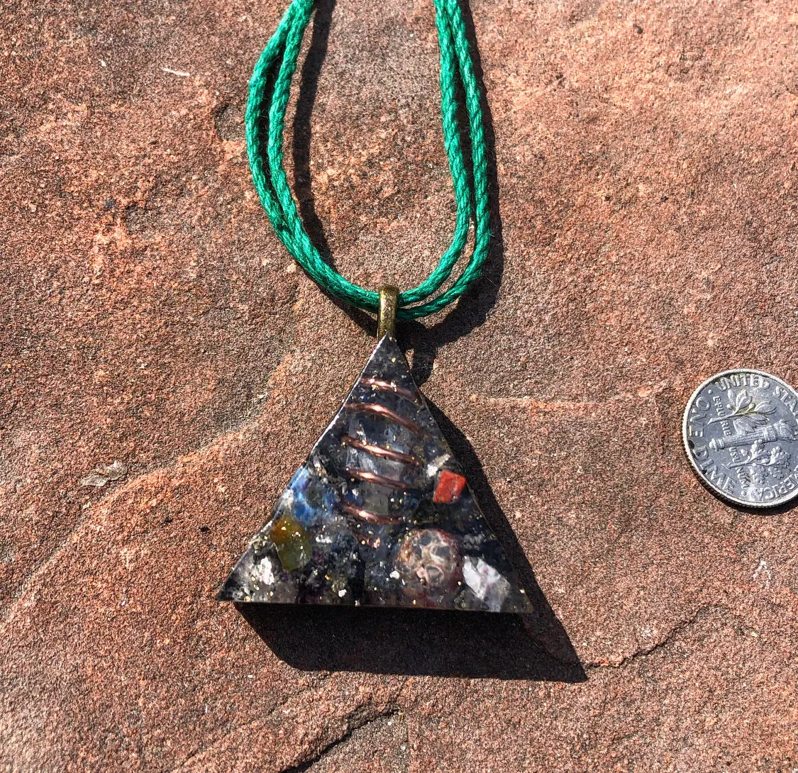 The "Equilateral" Orgone Amulet 🔺 - Aura Protection