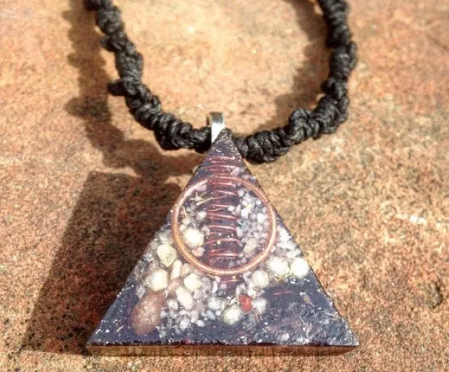 The "Equilateral" Orgone Amulet 🔺 - Aura Protection