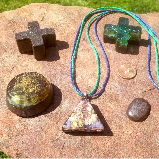 The "Equilateral" Orgone Amulet 🔺 - Aura Protection