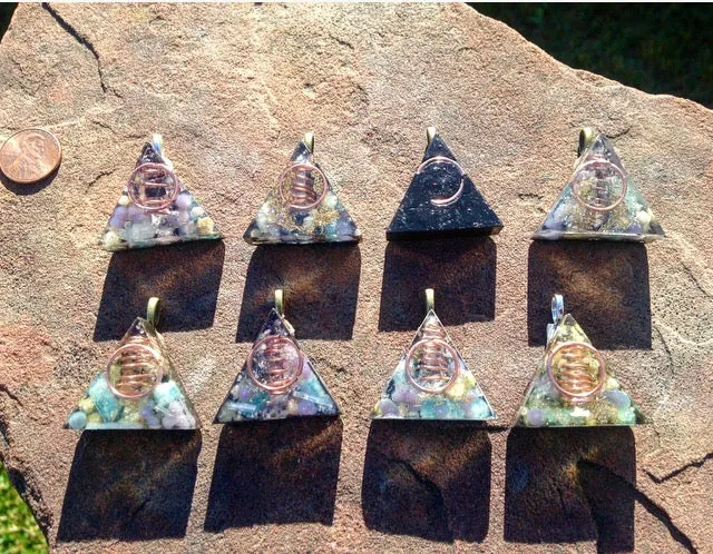 The "Equilateral" Orgone Amulet 🔺 - Aura Protection
