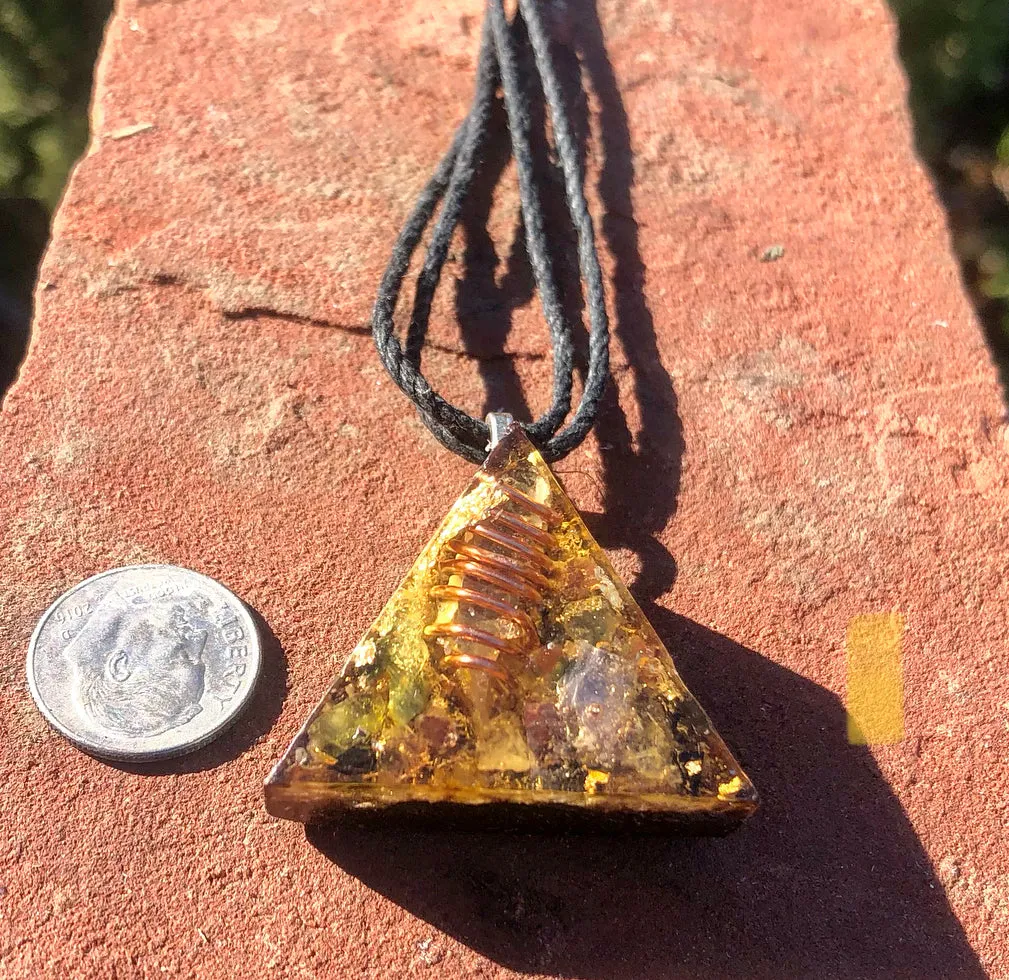 The "Equilateral" Orgone Amulet 🔺 - Aura Protection