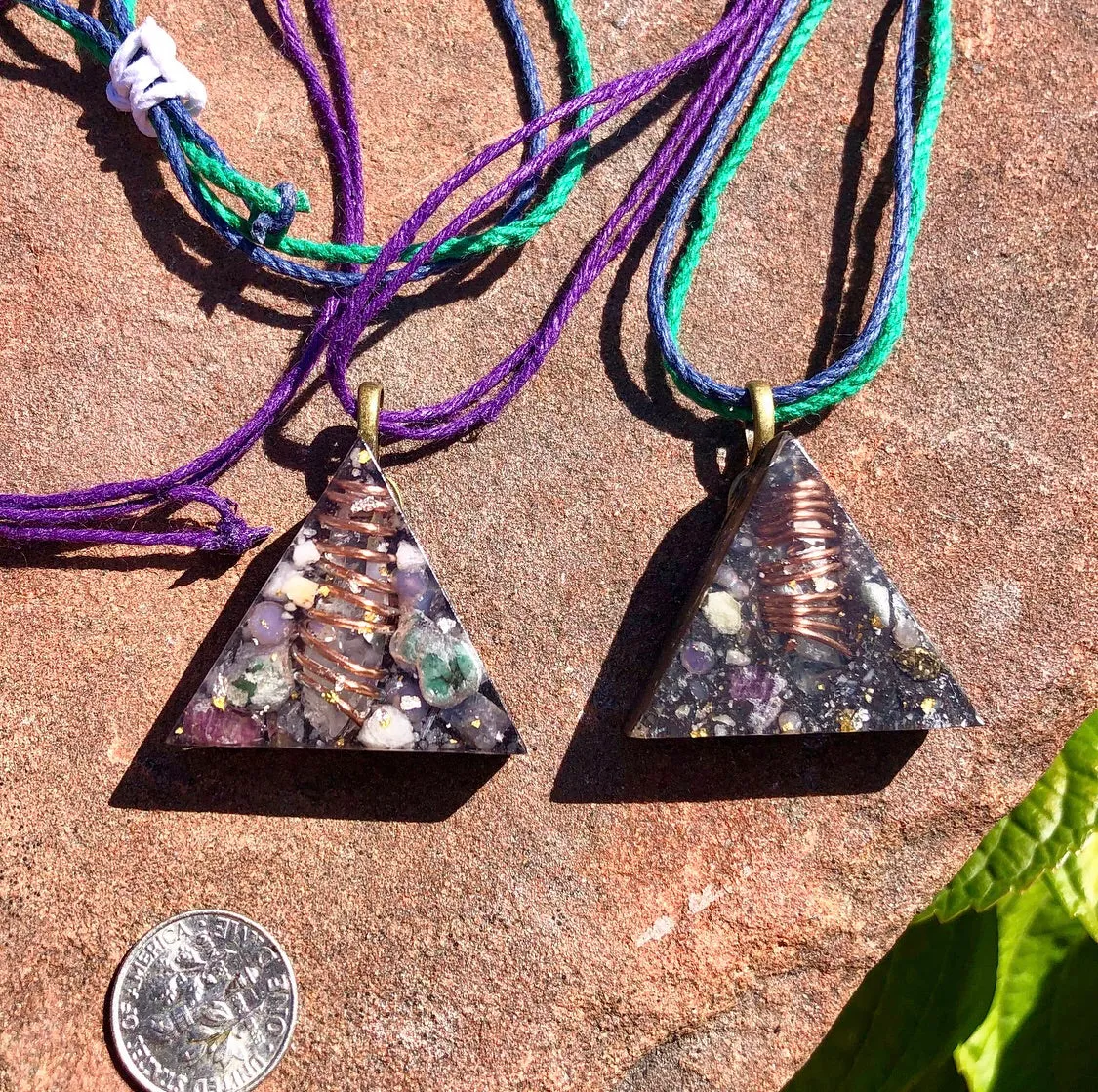 The "Equilateral" Orgone Amulet 🔺 - Aura Protection