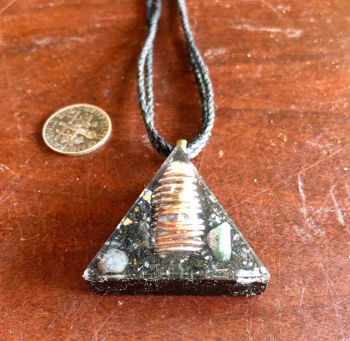 The "Equilateral" Orgone Amulet 🔺 - Aura Protection