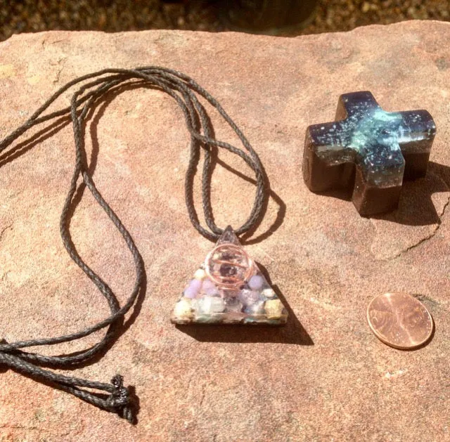 The "Equilateral" Orgone Amulet 🔺 - Aura Protection