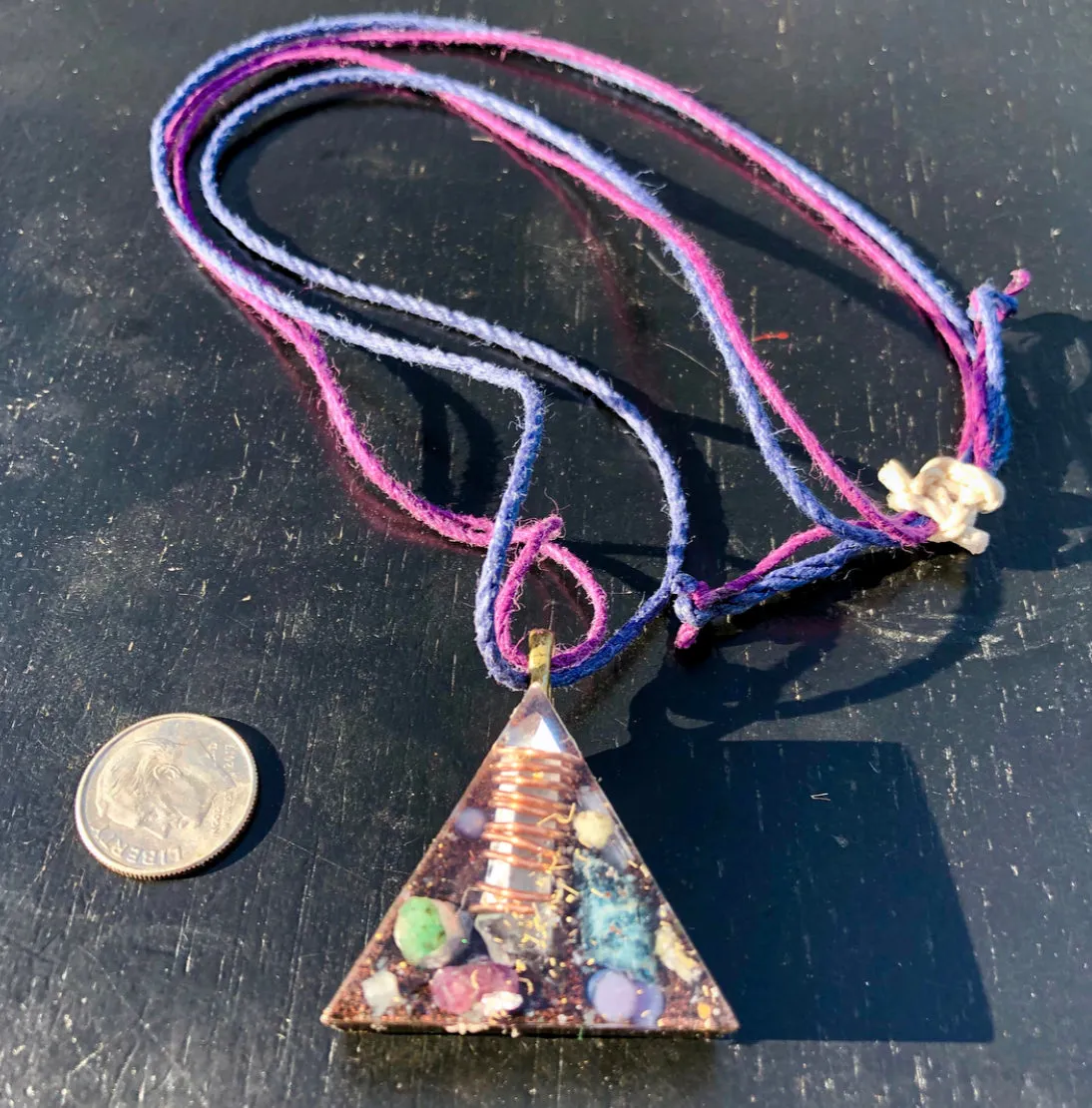 The "Equilateral" Orgone Amulet 🔺 - Aura Protection