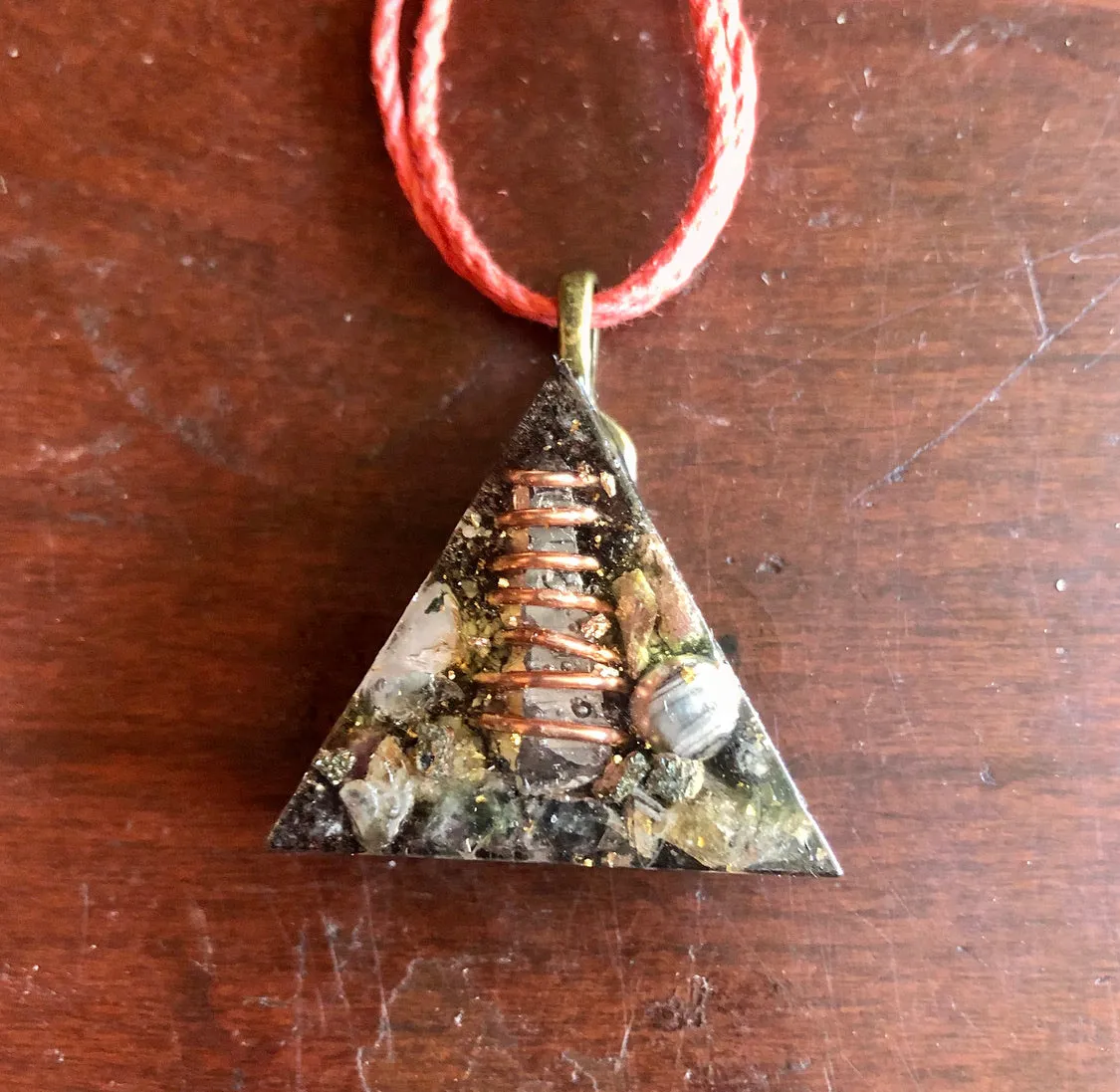 The "Equilateral" Orgone Amulet 🔺 - Aura Protection