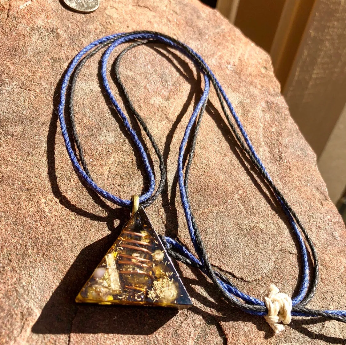 The "Equilateral" Orgone Amulet 🔺 - Aura Protection