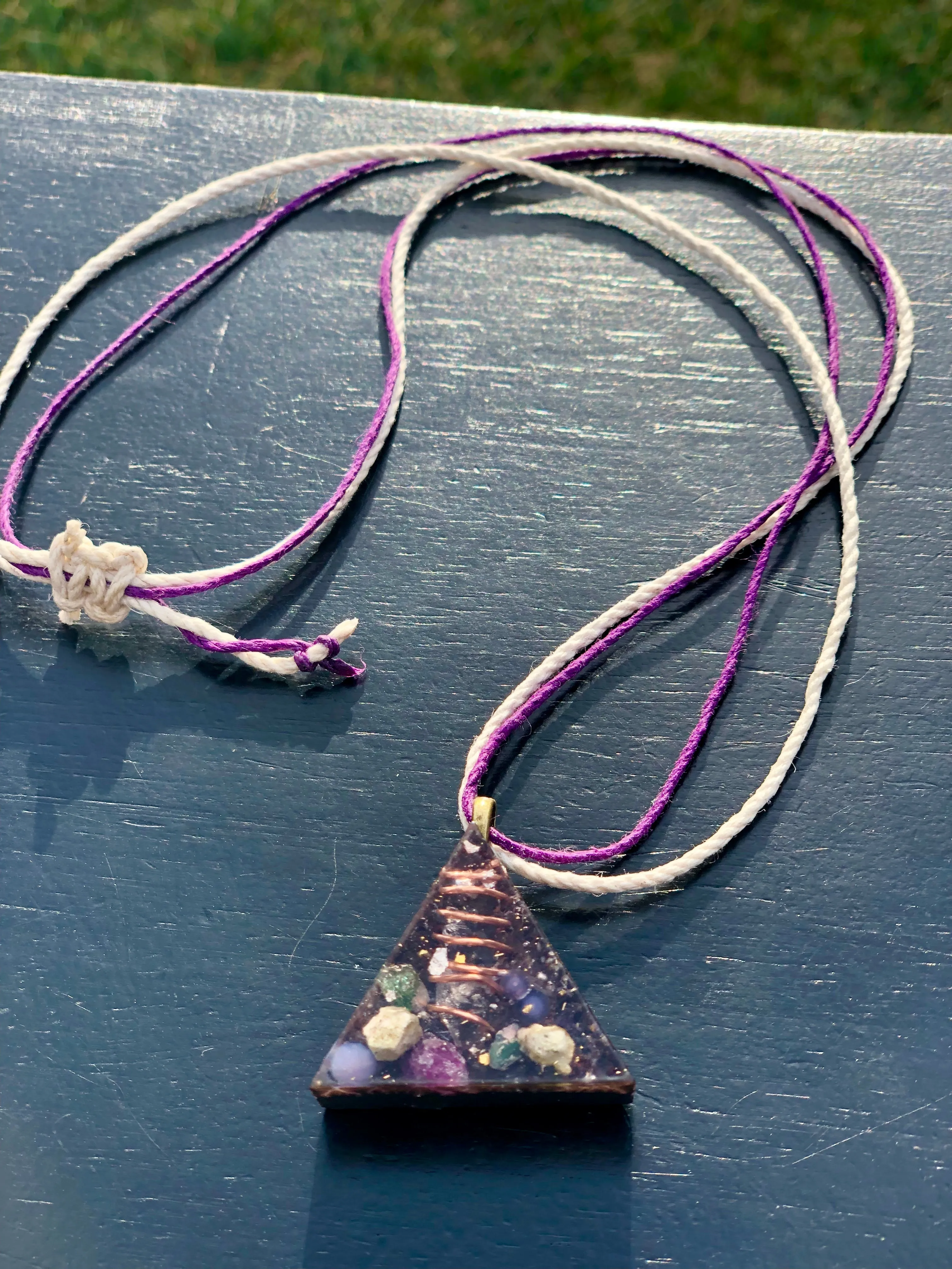 The "Equilateral" Orgone Amulet 🔺 - Aura Protection
