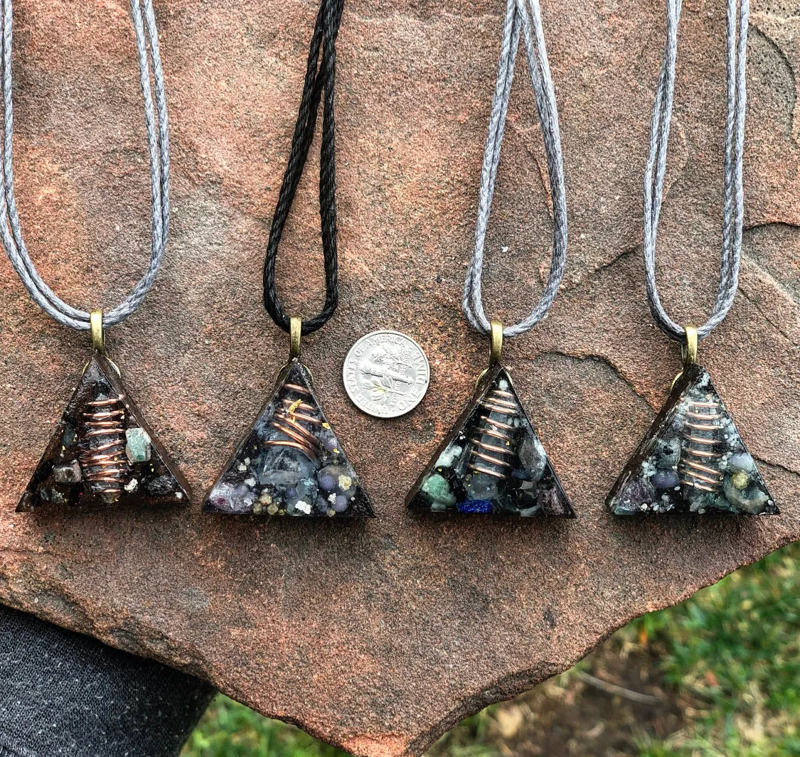 The "Equilateral" Orgone Amulet 🔺 - Aura Protection