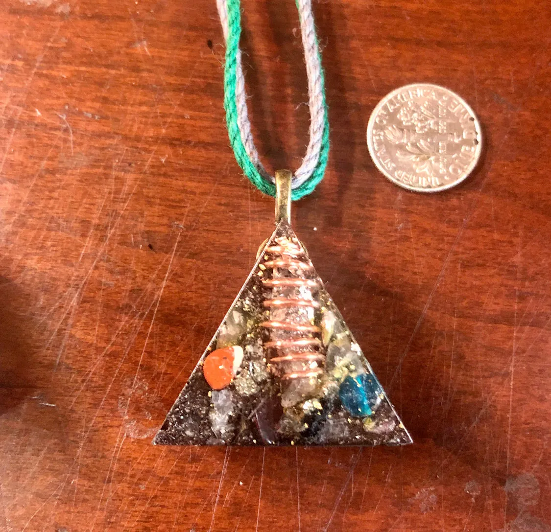 The "Equilateral" Orgone Amulet 🔺 - Aura Protection