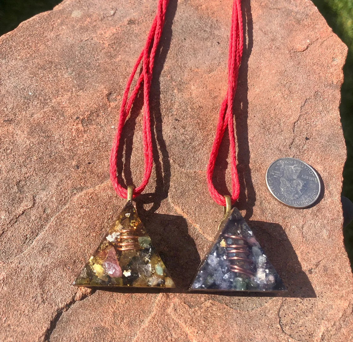 The "Equilateral" Orgone Amulet 🔺 - Aura Protection