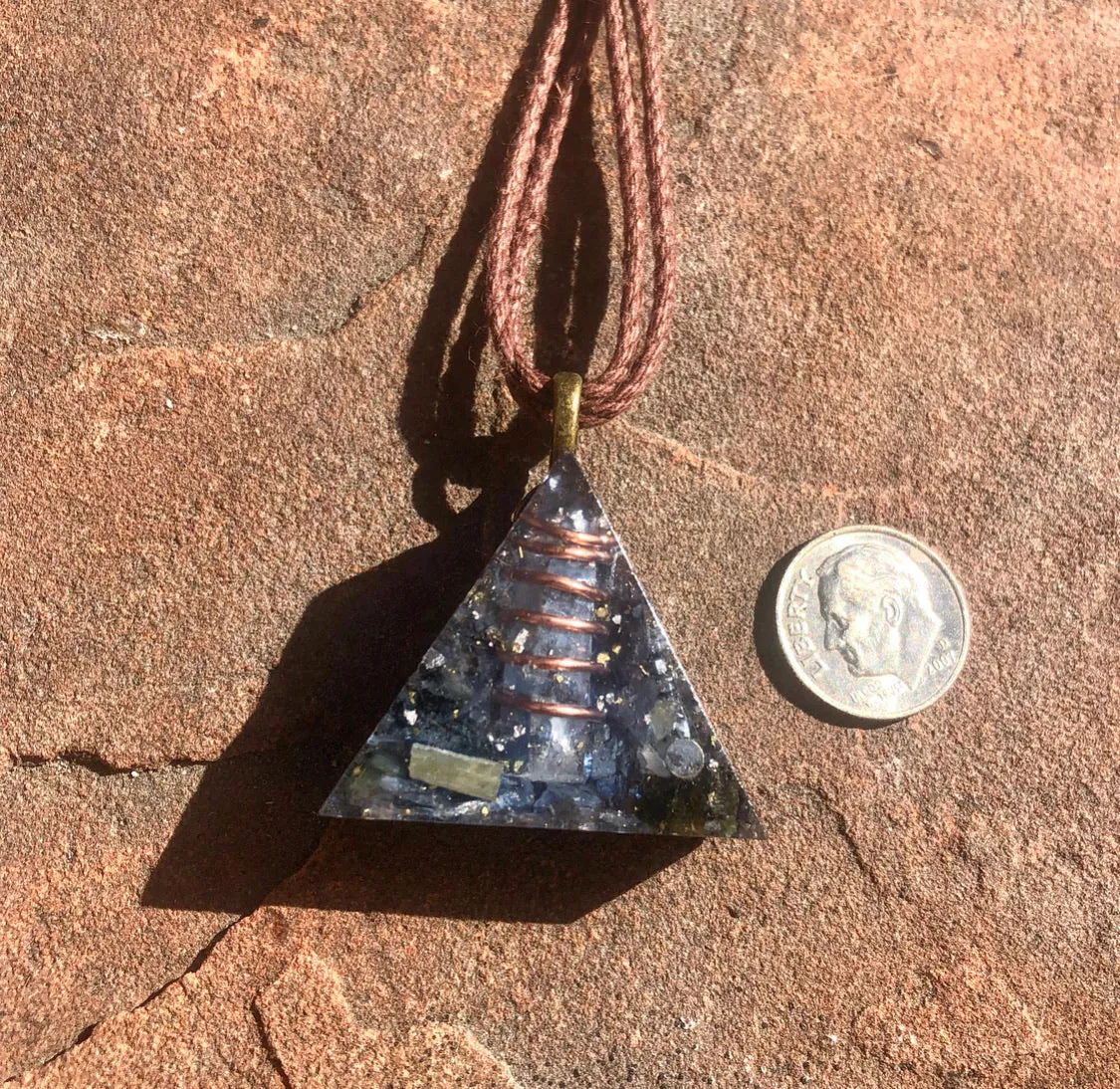 The "Equilateral" Orgone Amulet 🔺 - Aura Protection