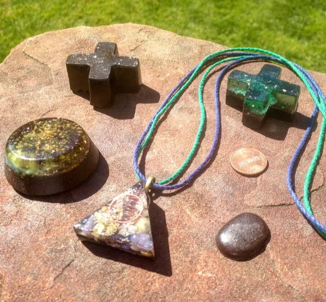 The "Equilateral" Orgone Amulet 🔺 - Aura Protection