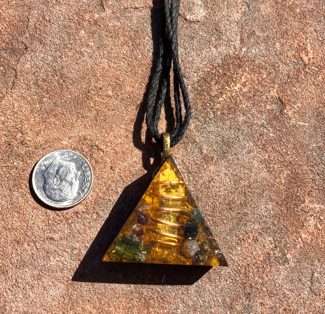 The "Equilateral" Orgone Amulet 🔺 - Aura Protection