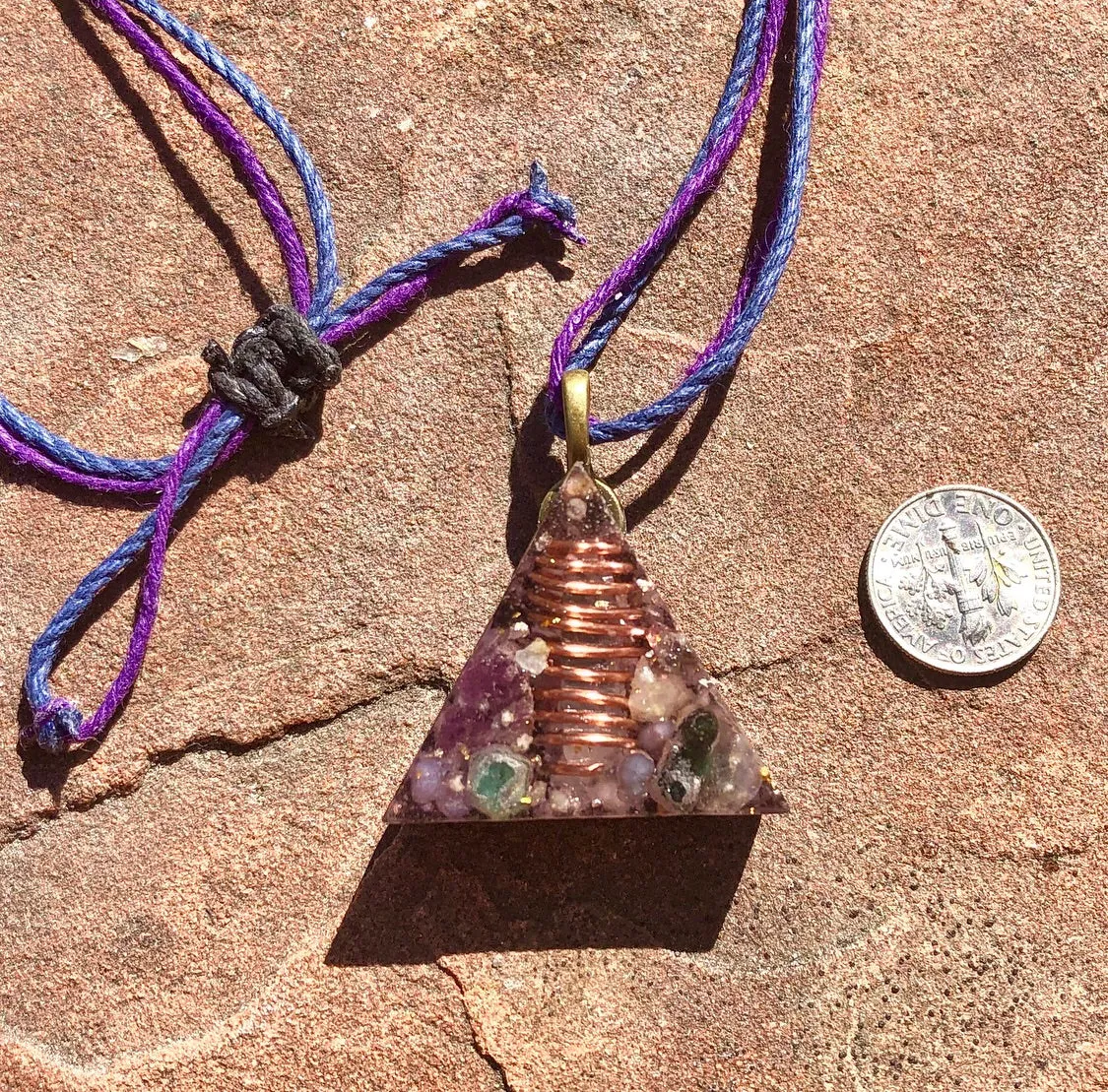 The "Equilateral" Orgone Amulet 🔺 - Aura Protection