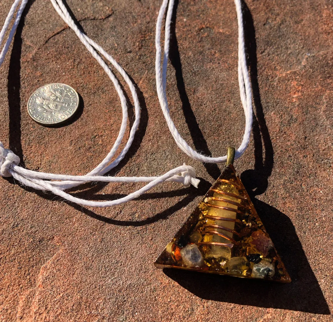 The "Equilateral" Orgone Amulet 🔺 - Aura Protection