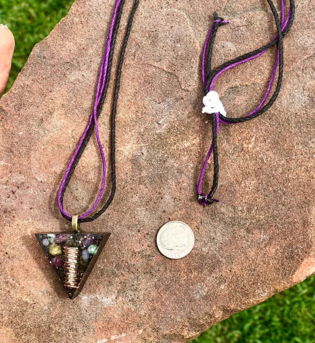 The "Equilateral" Orgone Amulet 🔺 - Aura Protection