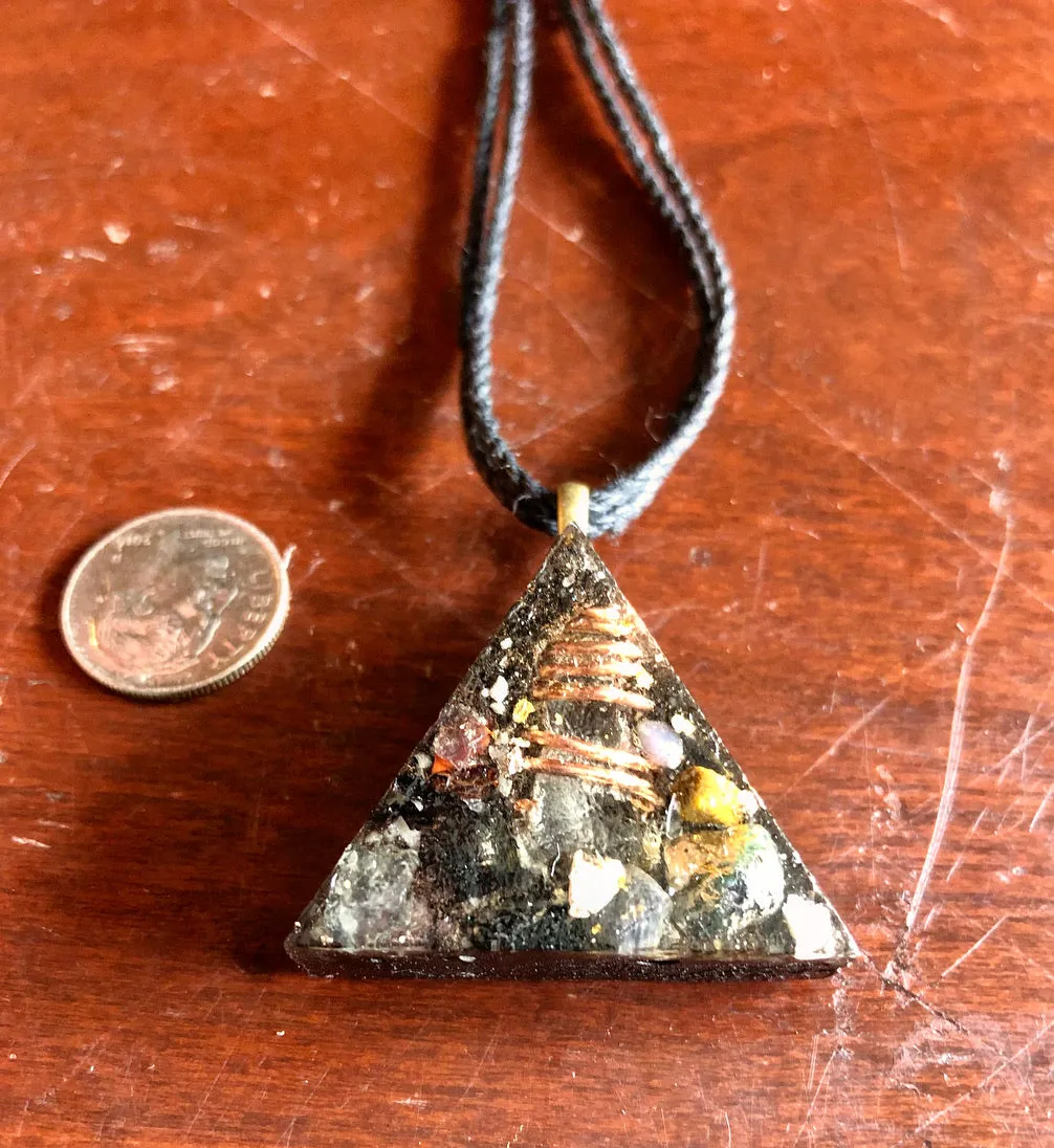 The "Equilateral" Orgone Amulet 🔺 - Aura Protection