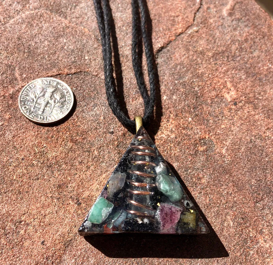 The "Equilateral" Orgone Amulet 🔺 - Aura Protection