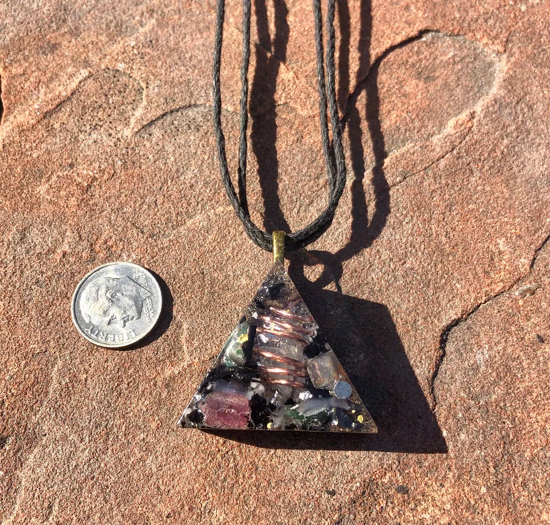 The "Equilateral" Orgone Amulet 🔺 - Aura Protection