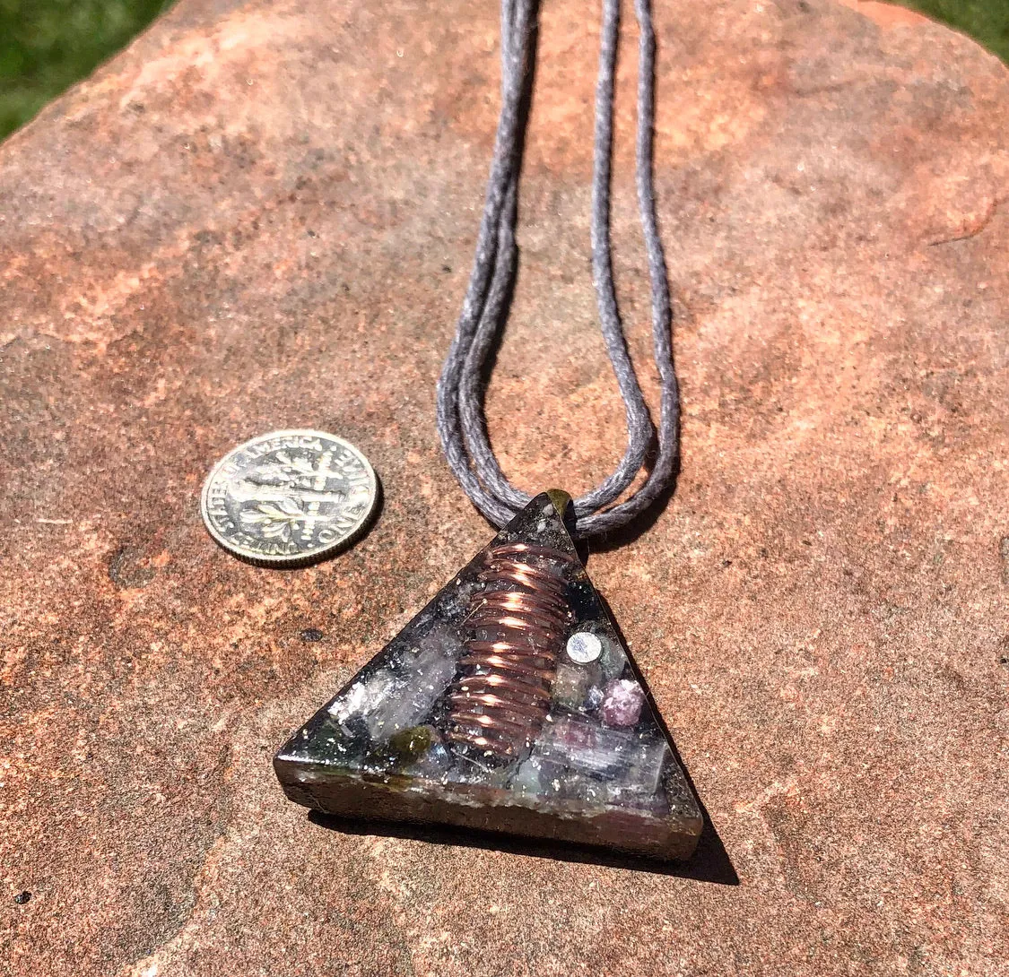 The "Equilateral" Orgone Amulet 🔺 - Aura Protection
