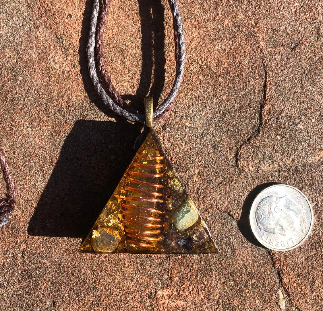 The "Equilateral" Orgone Amulet 🔺 - Aura Protection
