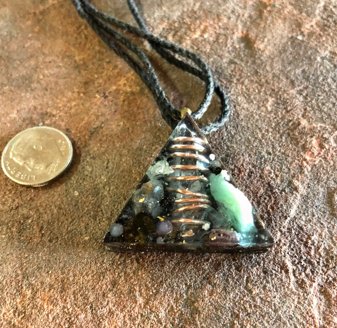 The "Equilateral" Orgone Amulet 🔺 - Aura Protection