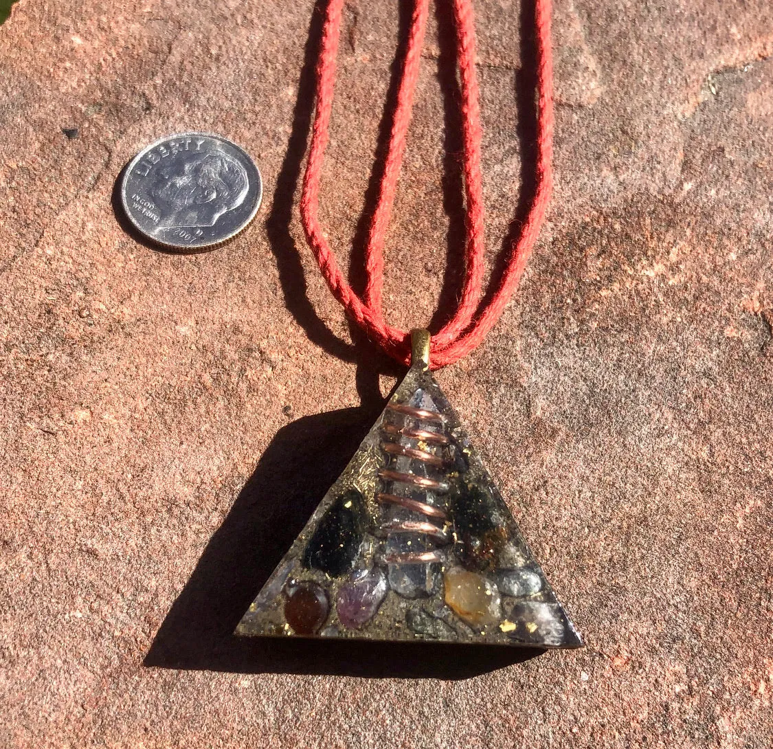 The "Equilateral" Orgone Amulet 🔺 - Aura Protection