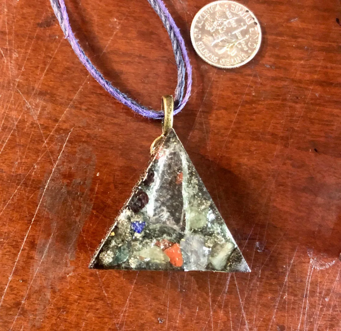 The "Equilateral" Orgone Amulet 🔺 - Aura Protection