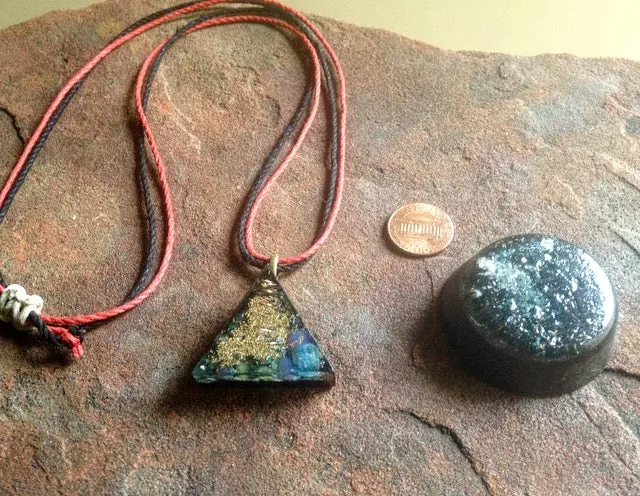 The "Equilateral" Orgone Amulet 🔺 - Aura Protection