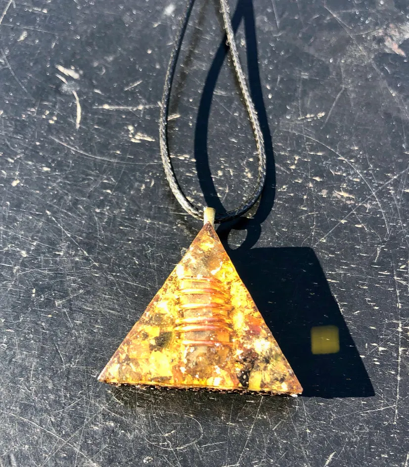 The "Equilateral" Orgone Amulet 🔺 - Aura Protection