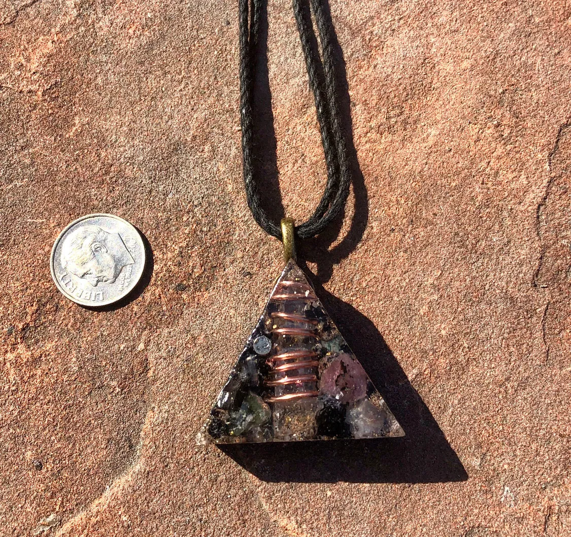 The "Equilateral" Orgone Amulet 🔺 - Aura Protection