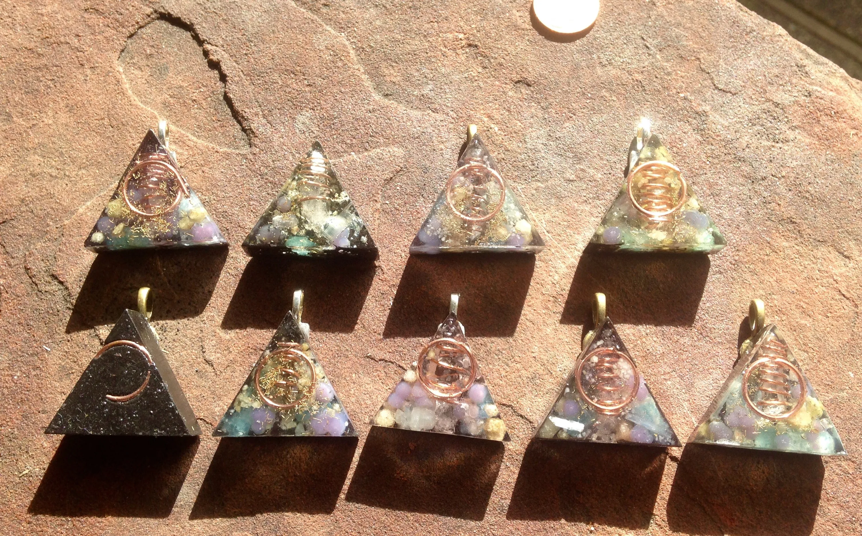 The "Equilateral" Orgone Amulet 🔺 - Aura Protection
