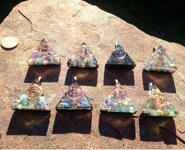 The "Equilateral" Orgone Amulet 🔺 - Aura Protection
