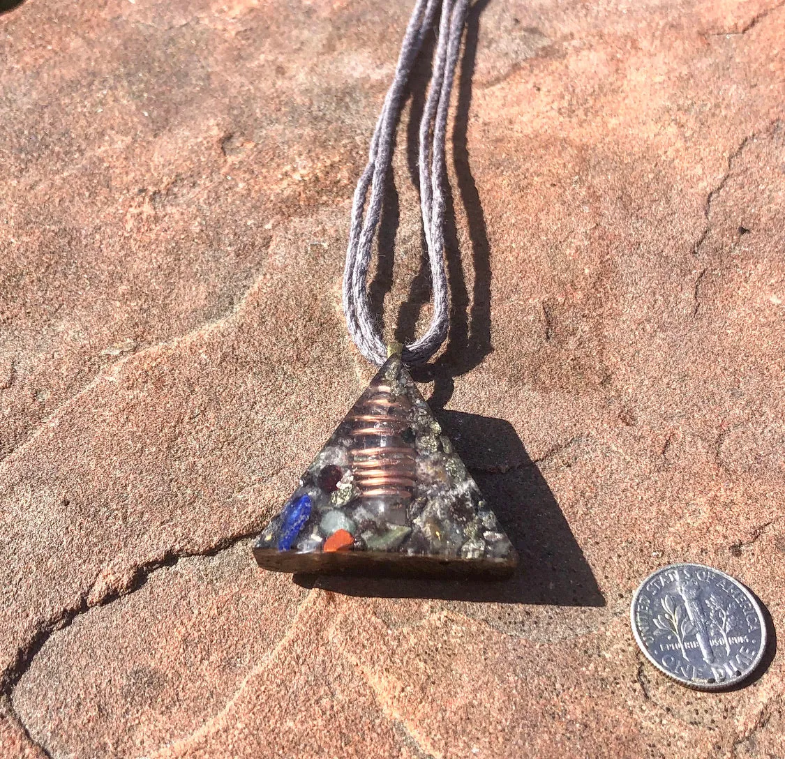 The "Equilateral" Orgone Amulet 🔺 - Aura Protection