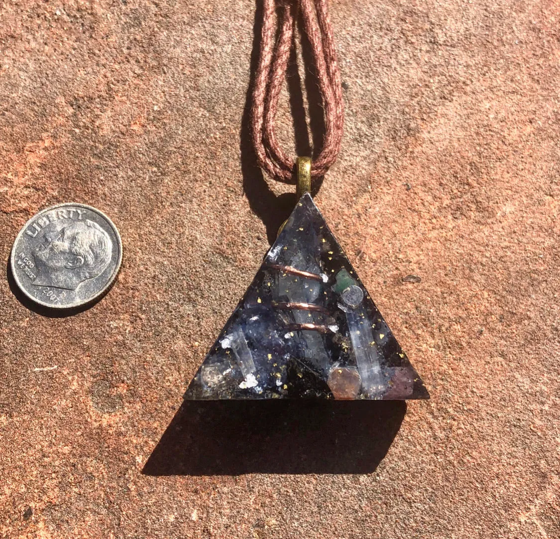 The "Equilateral" Orgone Amulet 🔺 - Aura Protection