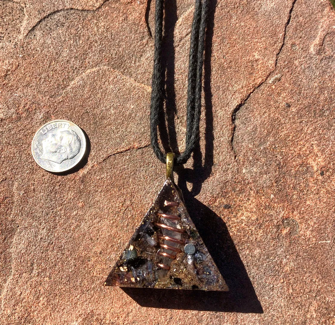 The "Equilateral" Orgone Amulet 🔺 - Aura Protection