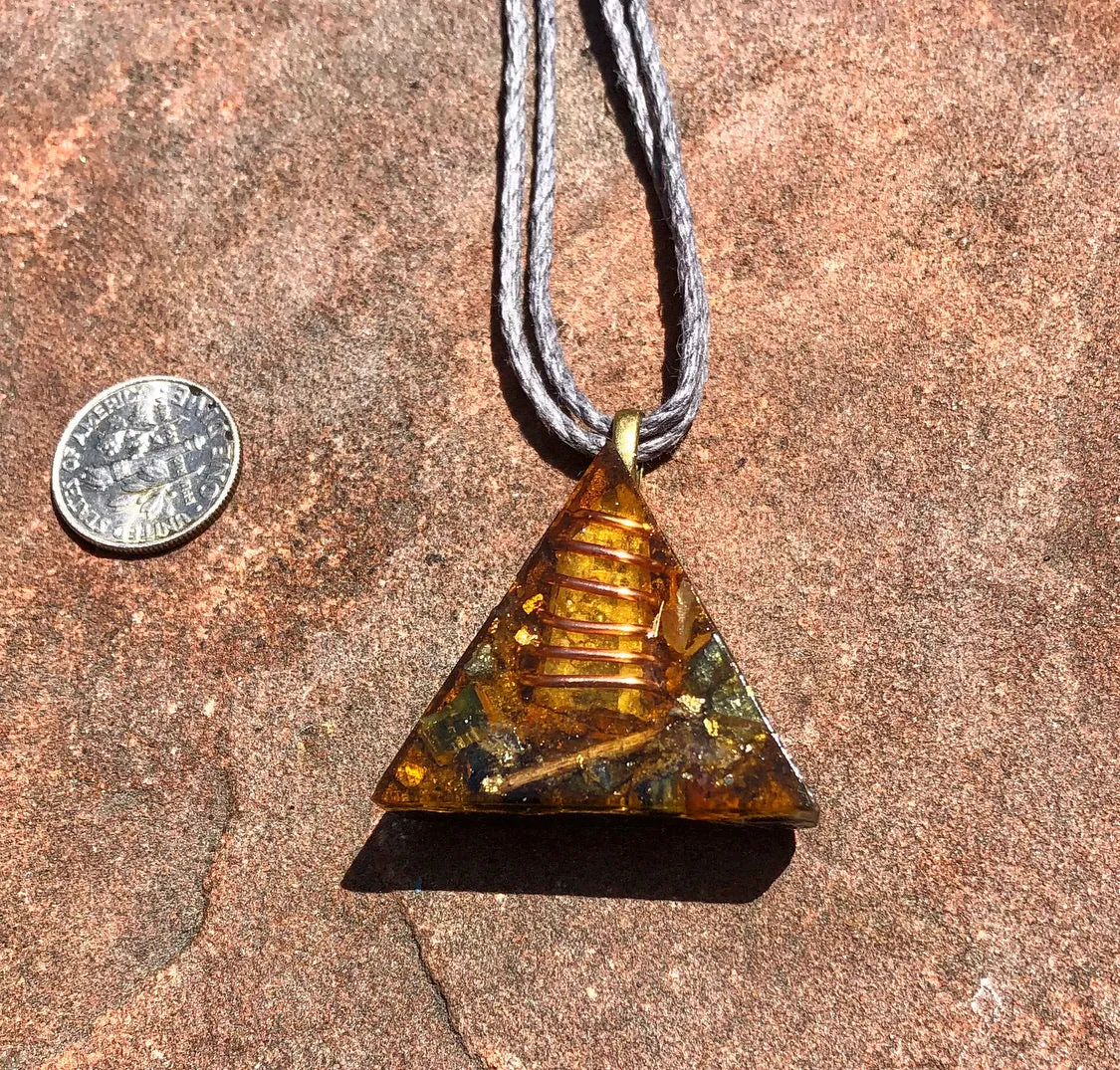 The "Equilateral" Orgone Amulet 🔺 - Aura Protection