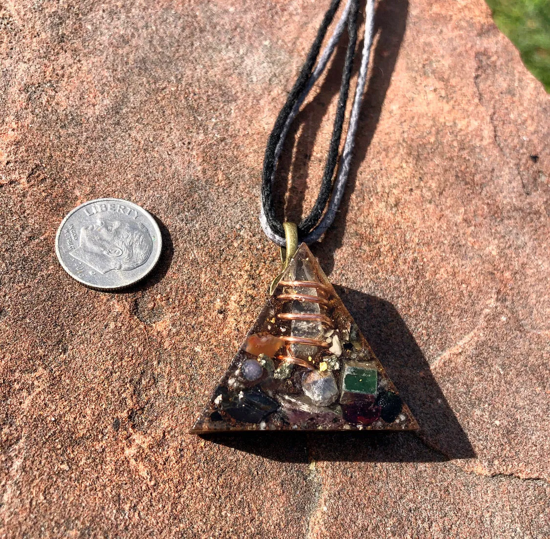 The "Equilateral" Orgone Amulet 🔺 - Aura Protection