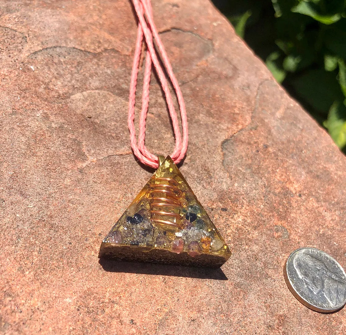 The "Equilateral" Orgone Amulet 🔺 - Aura Protection