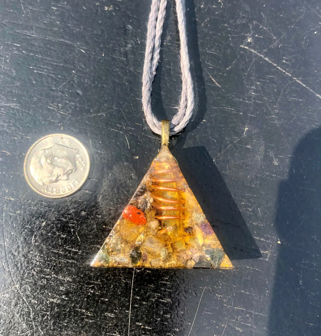 The "Equilateral" Orgone Amulet 🔺 - Aura Protection