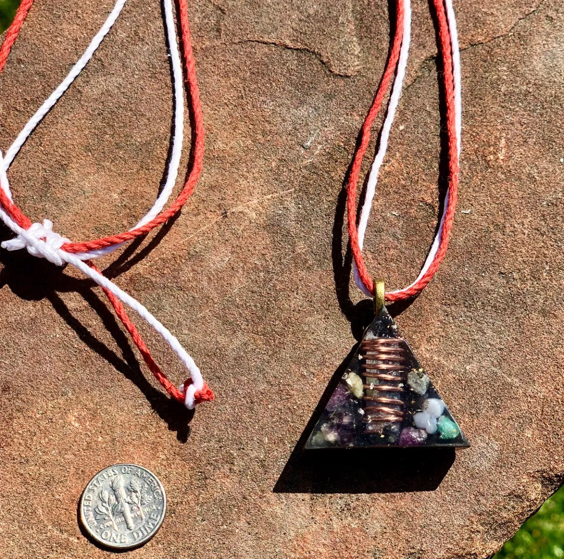 The "Equilateral" Orgone Amulet 🔺 - Aura Protection