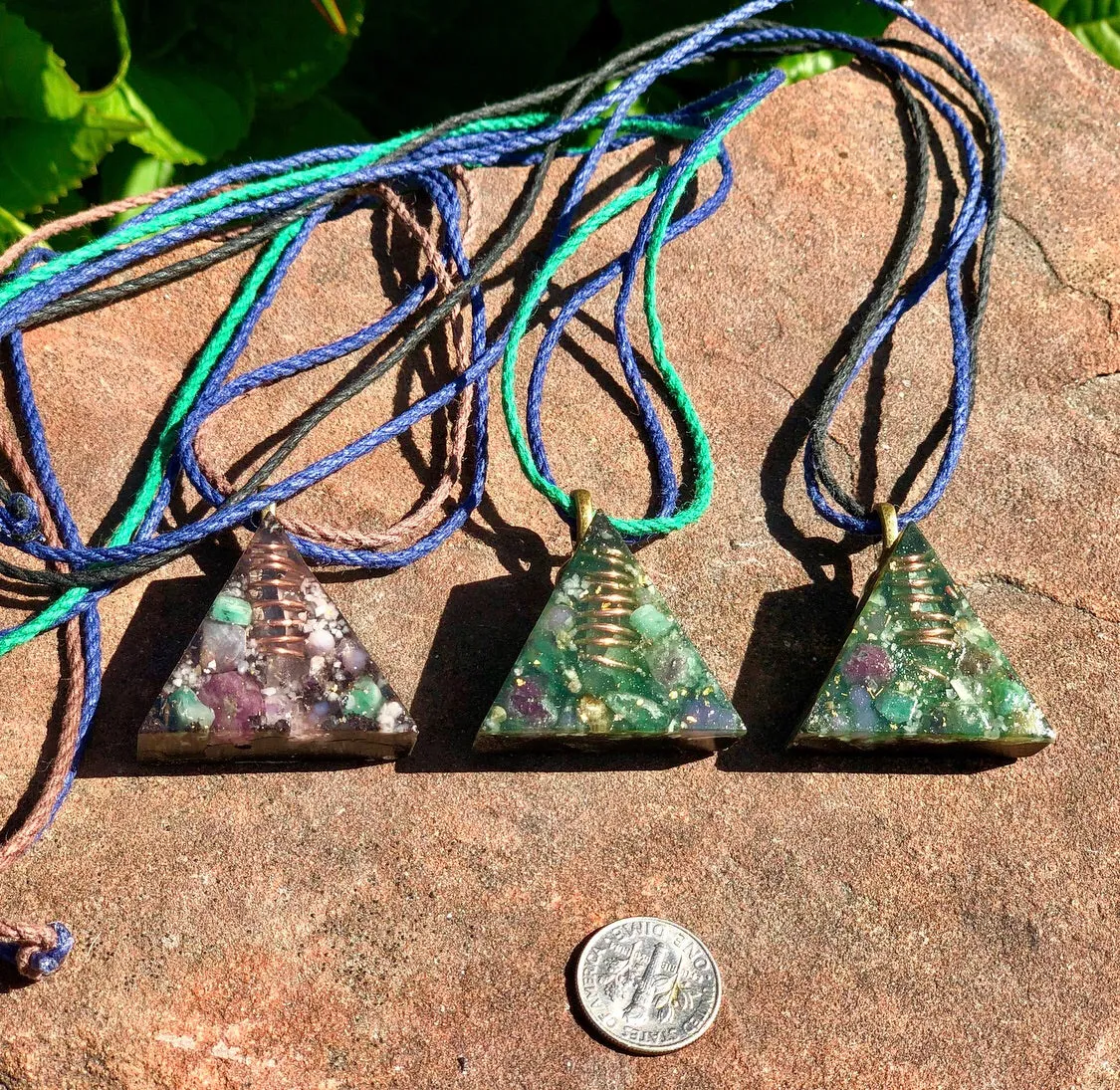 The "Equilateral" Orgone Amulet 🔺 - Aura Protection