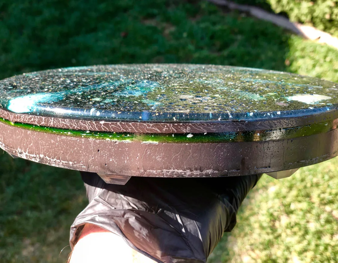 The "Medicine Wheel" Charging Plate- 6 lbs, for food, water, plants, crystals, electronics, summoning rain, etc.