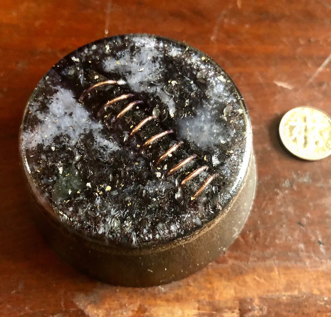 The "Selenite/Quartz Towerbuster" - Laser Quartz, Blue Kyanite, Tourmaline, Selenite, Quartz Sand   MMSSO matrix