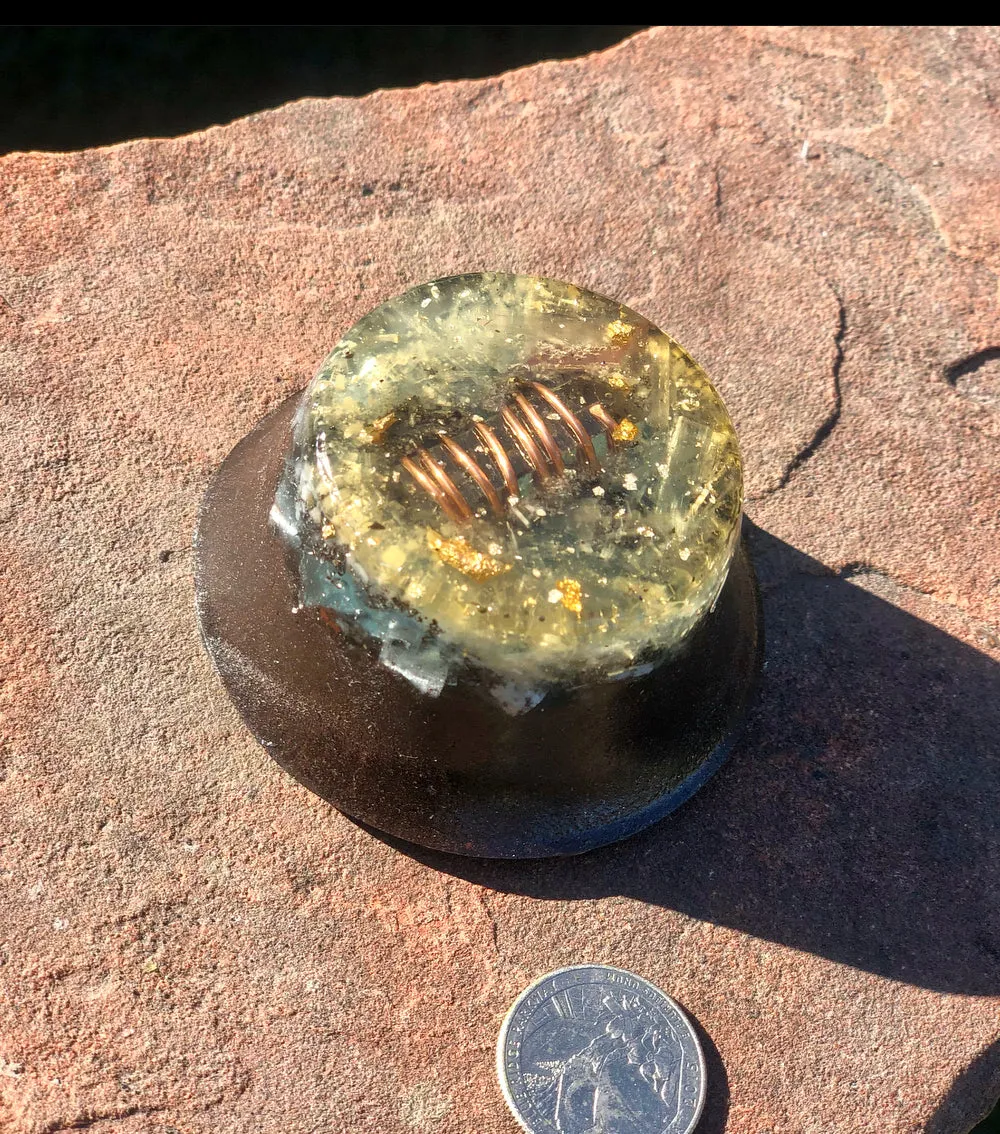 The "Selenite/Quartz Towerbuster" - Laser Quartz, Blue Kyanite, Tourmaline, Selenite, Quartz Sand   MMSSO matrix