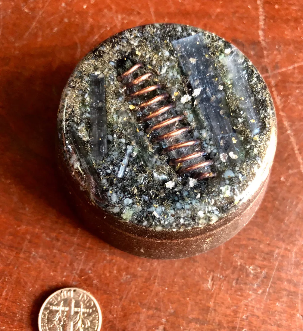 The "Selenite/Quartz Towerbuster" - Laser Quartz, Blue Kyanite, Tourmaline, Selenite, Quartz Sand   MMSSO matrix