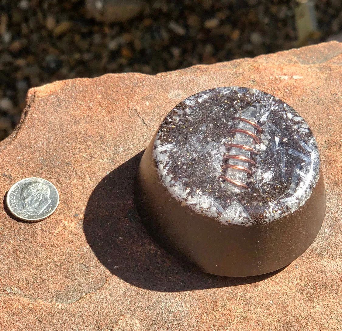 The "Selenite/Quartz Towerbuster" - Laser Quartz, Blue Kyanite, Tourmaline, Selenite, Quartz Sand   MMSSO matrix