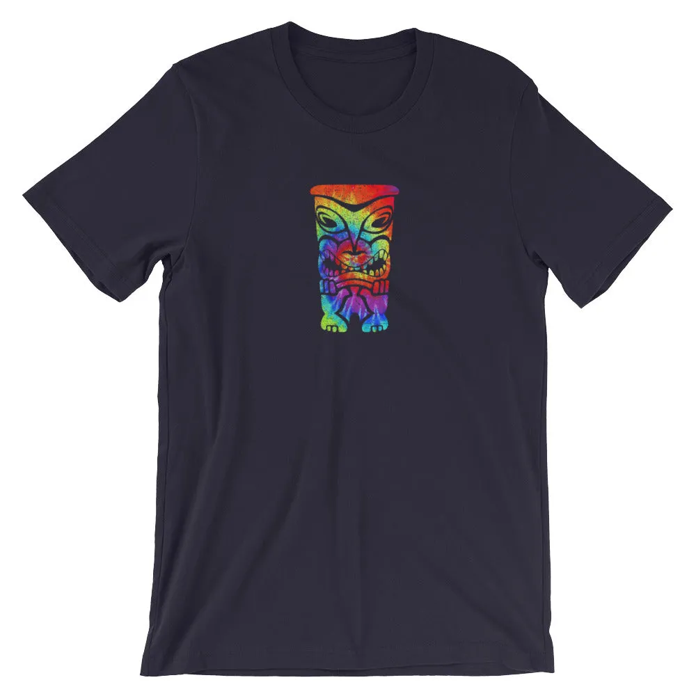 Tie-Dye Tiki Summer Fun Beach Short-Sleeve Unisex T-Shirt