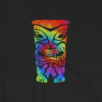 Tie-Dye Tiki Summer Fun Beach Short-Sleeve Unisex T-Shirt